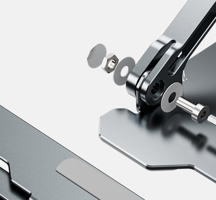 Adjustable Laptop Stand Portable Computer Stand Aluminum Alloy Laptop Riser Compatible Laptop Stand Holder - 图片 6