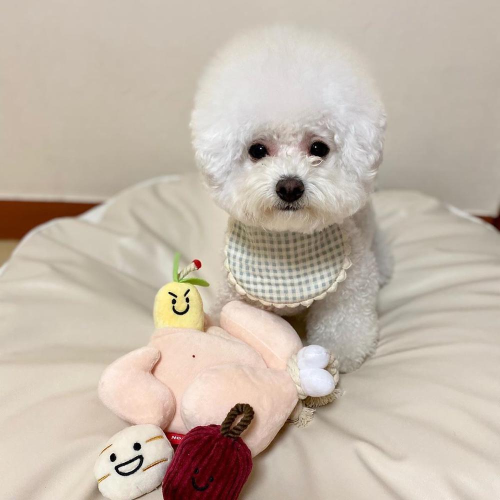 Cartoon Cute Pet Dog Cat Squeaking Plush Sound Toys Chew Throw 86236151910