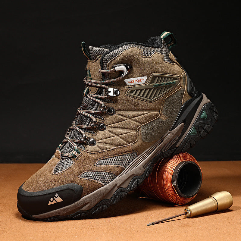 Outdoor Leisure Sports High-top Waterproof Non-slip Men's Hiking Shoes 8625f34a 3935 4477 9b96 891f90db445e