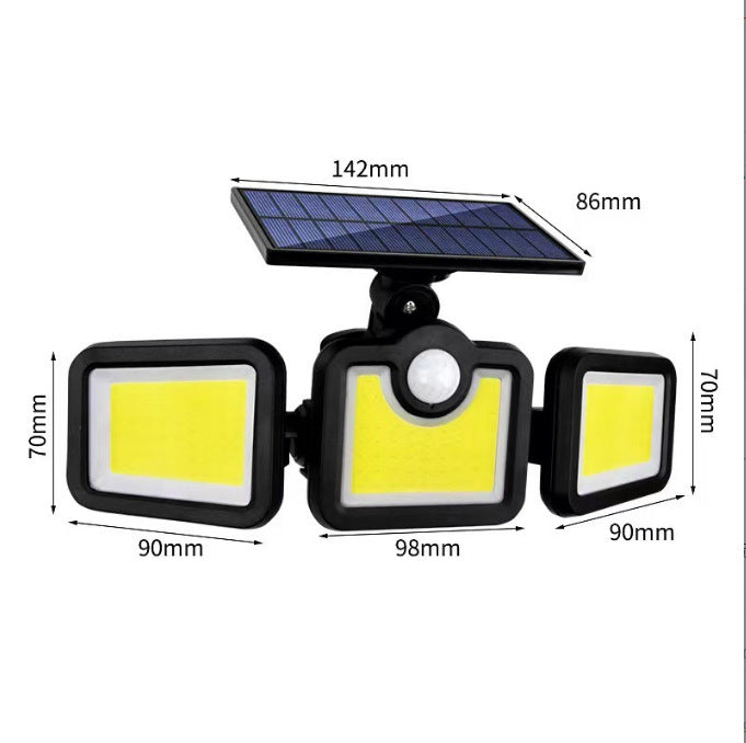 Solar Wall Lamp Household Outdoor Waterproof Induction 865619f8 e3de 4bc8 b06f c3aadd688788