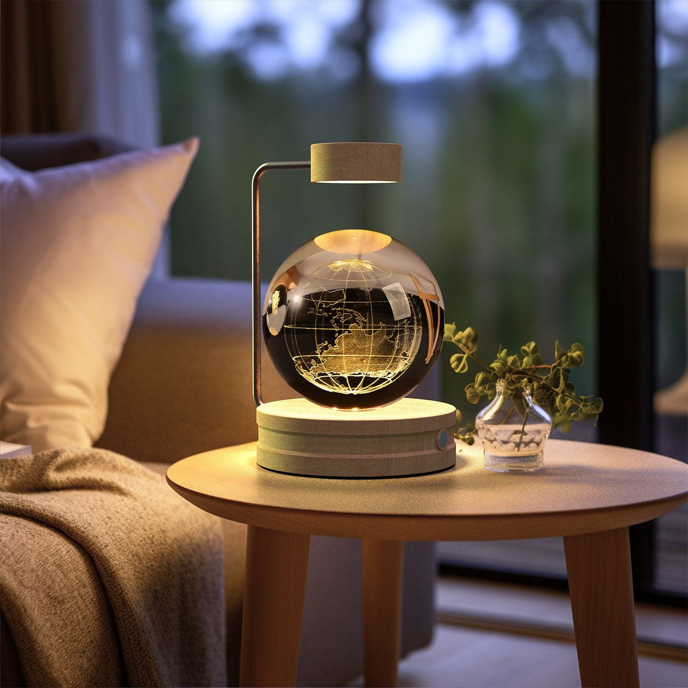 Crystal Ball Cosmic Dinosaur Indoor Night Light USB Power Warm Bedside Light Birthday Gift Night Lamp 8782052c 9a7f 463a 83b8