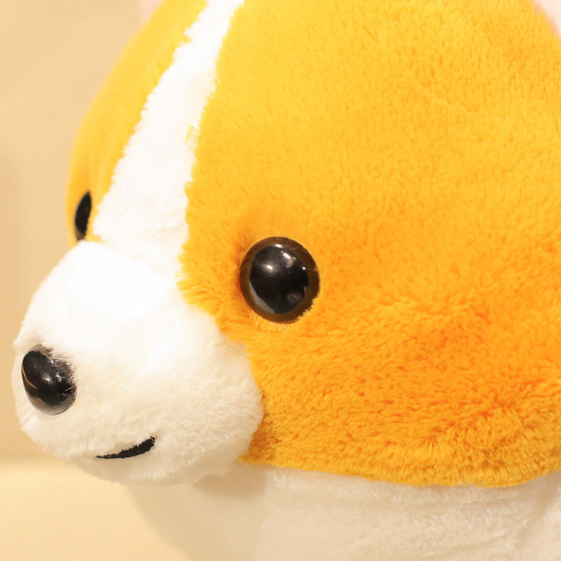 Peach Heart Butt Corgi Doll Corgi Dog Plush Toy 882641275893