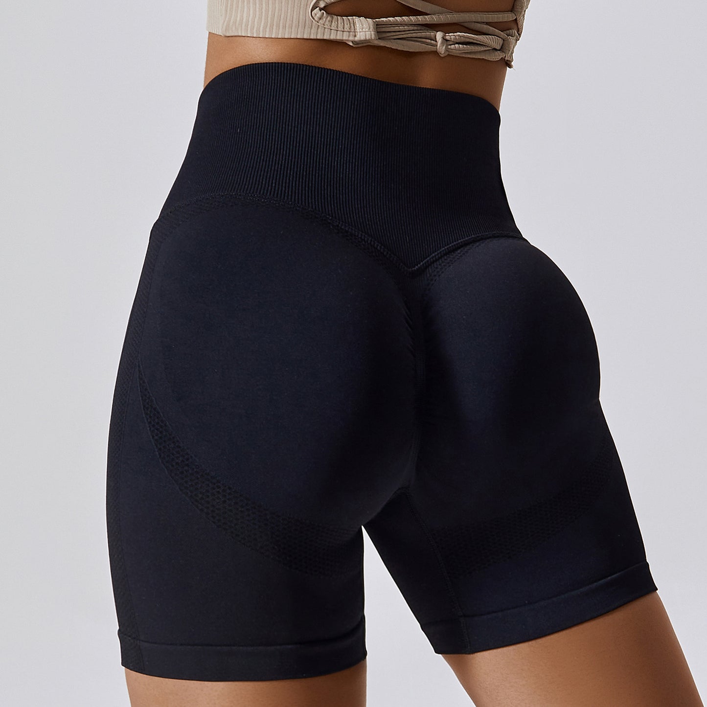 Women's Seamless Yoga Shorts In Europe And America 88bc5a83 73c0 4812 bc09 96f5570d27d6