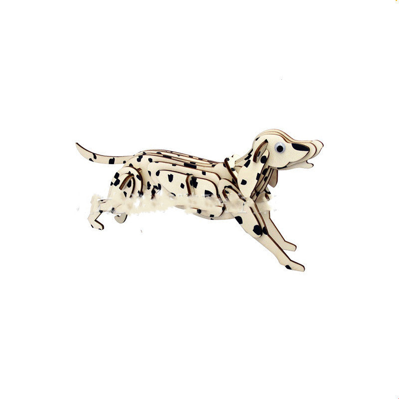 Rex Wooden 3D Puzzle Model Laser DIY Children's Puzzle Simulation Dinosaur Toys 891373994654