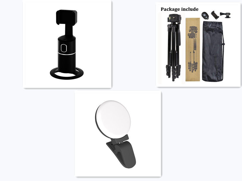 Smart Face Recognition Tracking PTZ Mobile Phone Stand Anchor Live Broadcast Stand - 图片 26