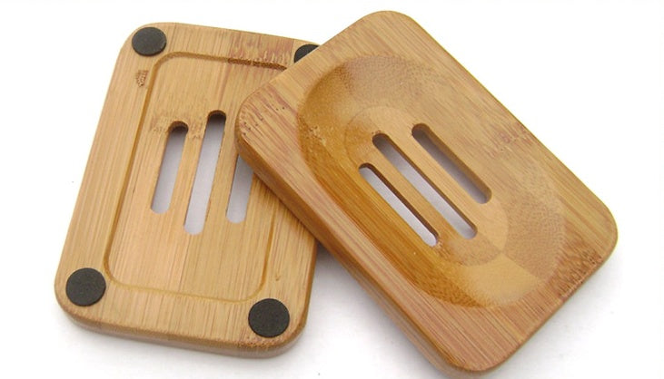 Soap box, handmade bamboo wooden soap holder, mildewproof bamboo soap holder 895557550416