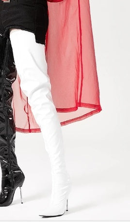 Pointed Toe Side Zip Patent Leather High Stiletto Over The Knee Women's Boots 89cb0411 25e5 46fb 8400 cbfd054519f6 ef7e2fef c
