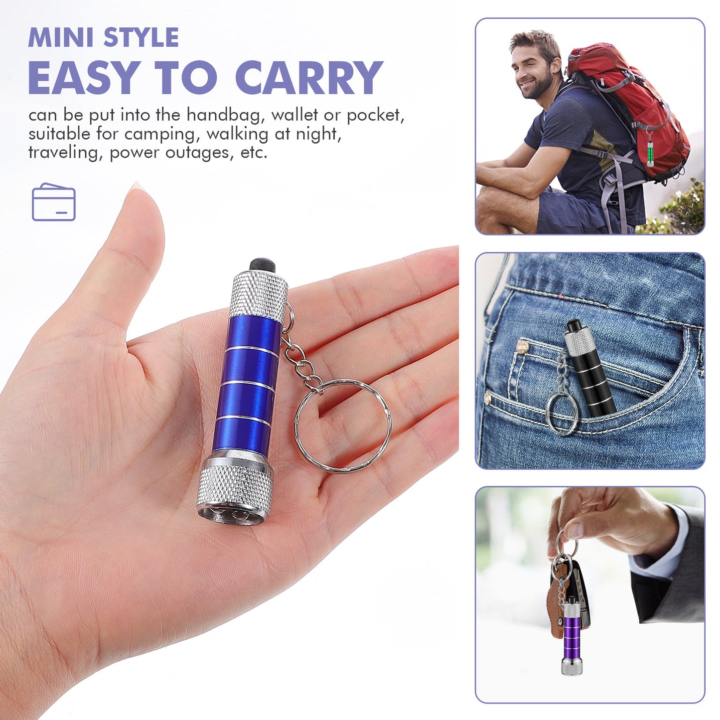 Mini Keychain Light Emergency Night Light Camping Flashlight Portable LED Torch Aluminum Keyring 89f2af39 1e2b 44b5 bec3 682c