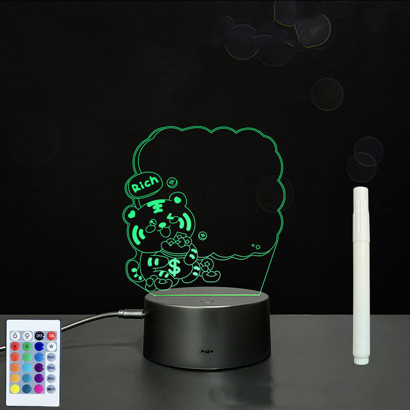 3D Acrylic Board Handwriting Message Board LED Light - HD Wireless Product #9