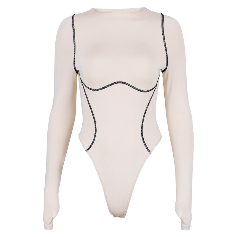 New Style Long-sleeved Round Neck Seamless One-piece Women 8a74dee7 9807 4bd1 a404 b8bc23fc9c38