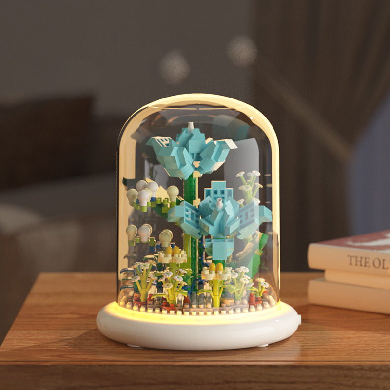Building Block Flower Eternal Rose Small Particle Building Block Assembly Toy Gift Desktop Decoration 8acf6aa7 87fe 4c7f aae6
