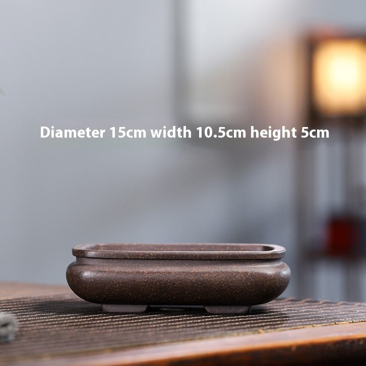 Yixing Purple Sand Small Flower Pot Stoneware Breathable 8b47cc07 b805 44c7 a8f9 f0c958c68f63
