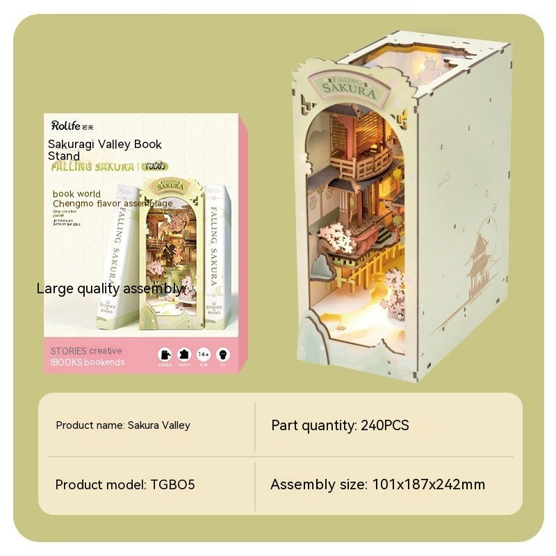Ruo Shi Ruo Lai Shu Li Sakura Tram Flower House DIY Cabin 8b7612c0 f034 4d0a b322 f135da1d824a trans