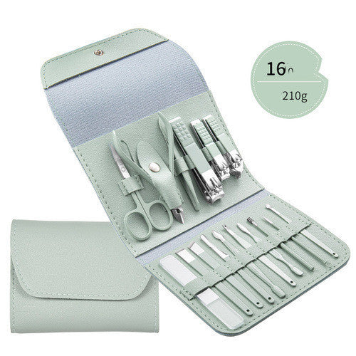 Professional Scissors Nail Clippers Set Ear Spoon Dead Skin Pliers Nail Cutting Pliers Pedicure Knife Nail Groove Trimmers 8b