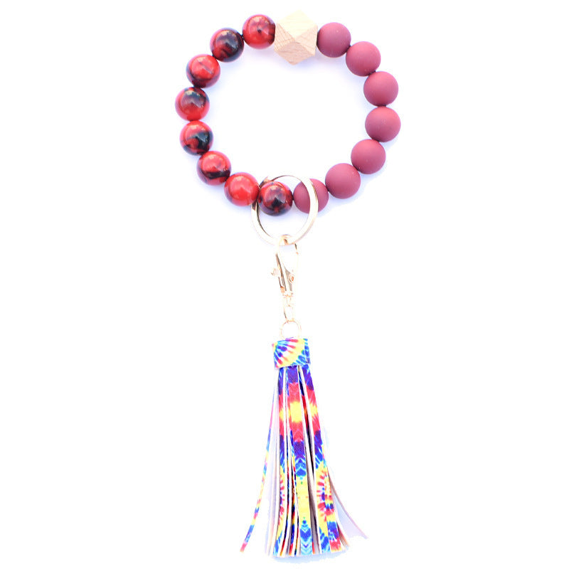 Creative Wooden Bead Bracelet Keychain 8b9ac4e0 97a2 45ab a880 bd654a2e1692