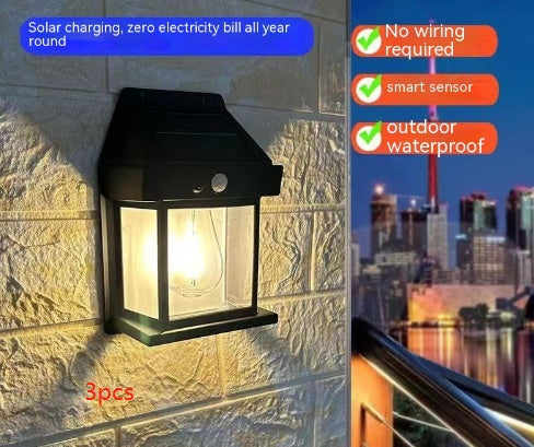 Outdoor Solar Waterproof Tungsten Induction Garden Wall Lamp 8bb2d9a7 605f 4af3 badd 12dde158433a