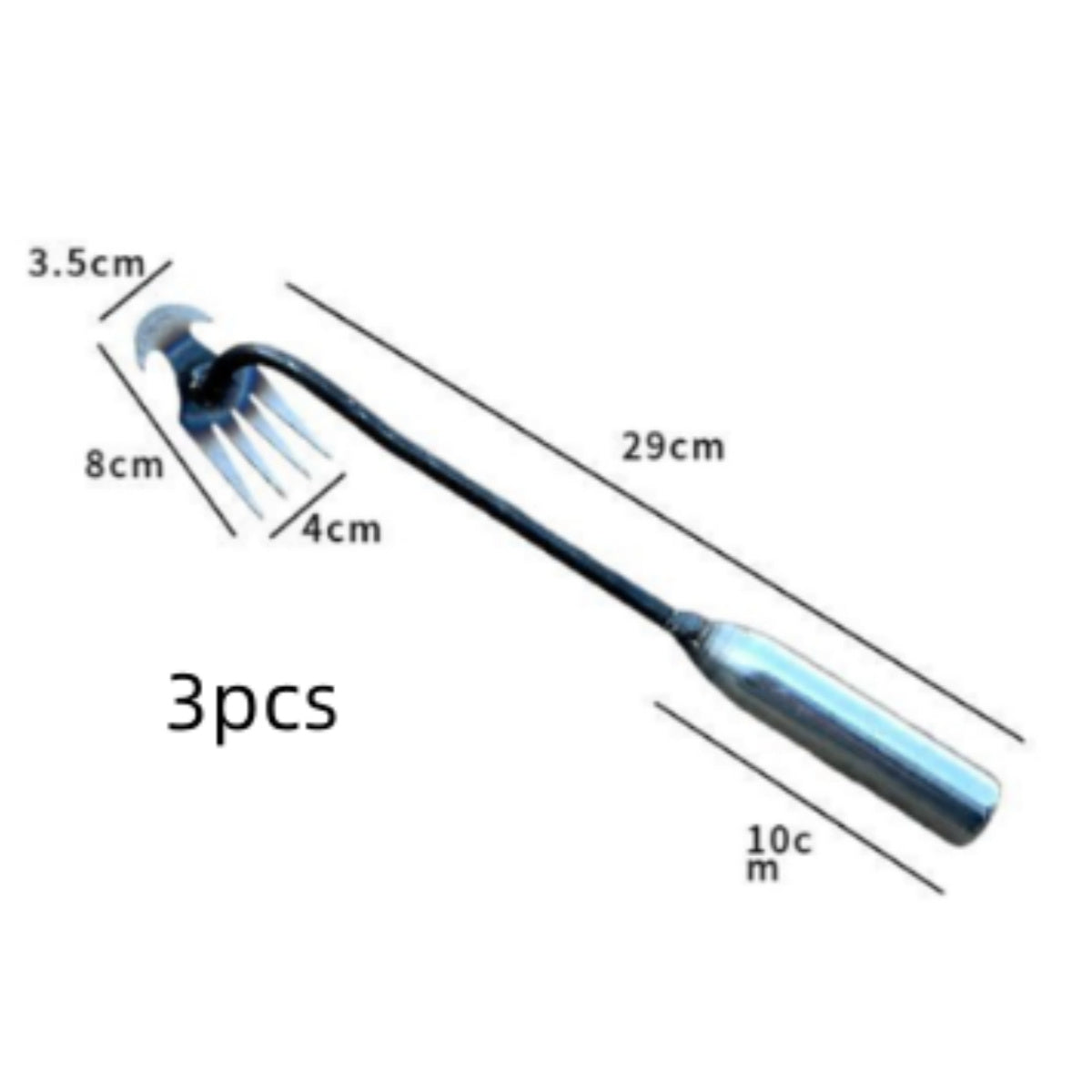 Manganese Steel Weeding Tool 4 Teeth Double Purpose Small Hoe 8be9c014 ef99 424a 8eb3 076bb709aa5d