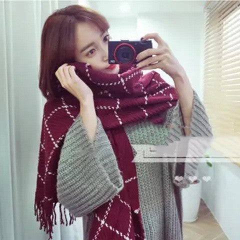 Thickened Men And Women Dual Purpose Scarf 8c49e667 0d41 442d ae5b ac305a343ec3