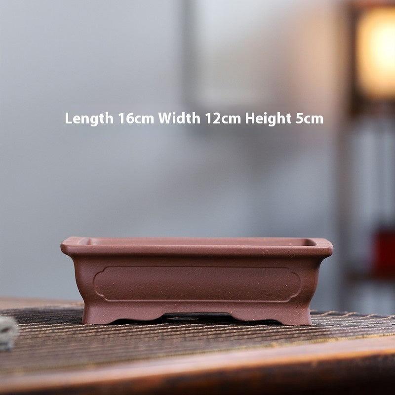 Yixing Purple Sand Small Flower Pot Stoneware Breathable 8d6f02ea 2dbb 47ba 8767 bd5943847bcc
