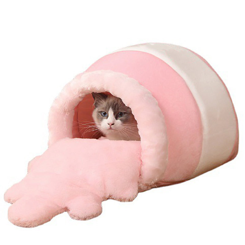 All-season Warm Honey Pot Pet Nest 8d70f201 8e76 4b90 ae17 292766cc9058