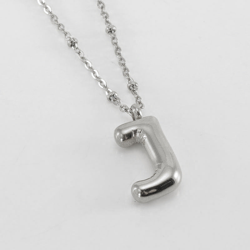 Women's Fashion Bubble Letter Pendant Letter Necklace 8d8cb925 4e44 49be b164 379482c27216