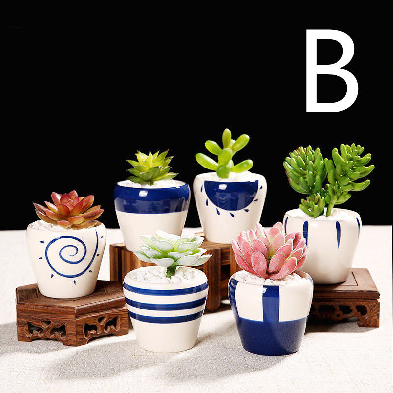 Ceramic Creative Indoor Succulent Plant Pots