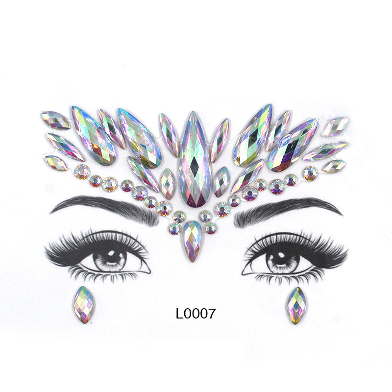 Women's Fashion Party Decoration Face Stickers 8db85ac4 3ad5 4524 8a9f 010de3ec8465