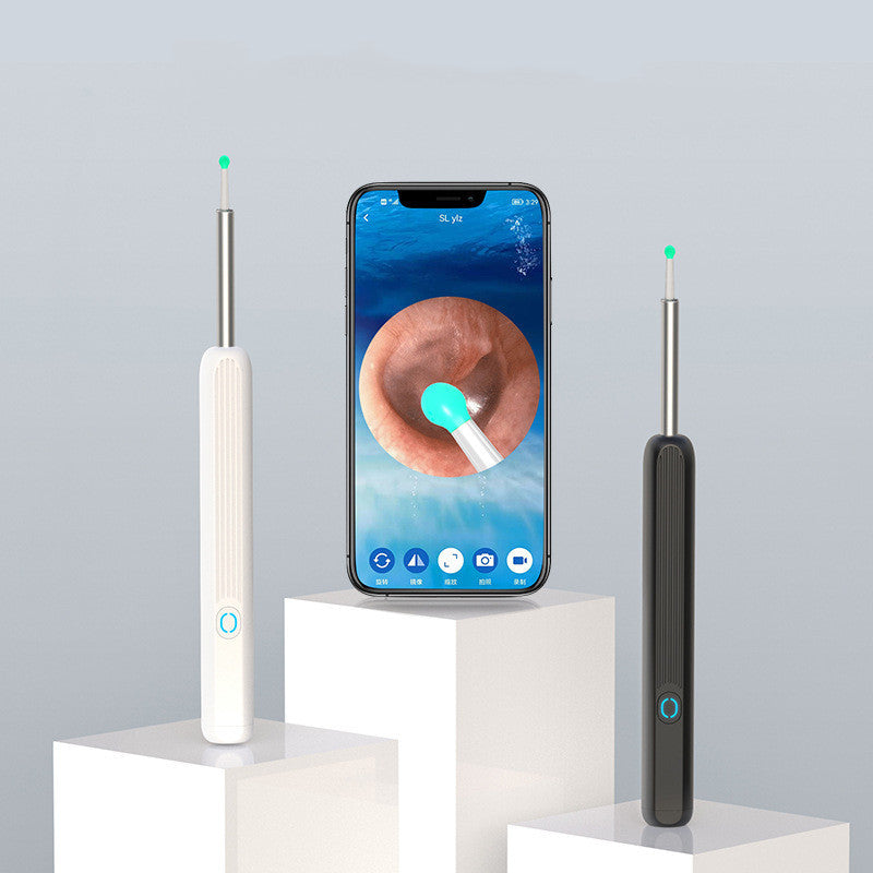 NE3 Ear Cleaner Otoscope Ear Wax Removal Tool With Camera LED Light Wireless Ear Endoscope Ear Cleaning Kit For I-phone 8dc16