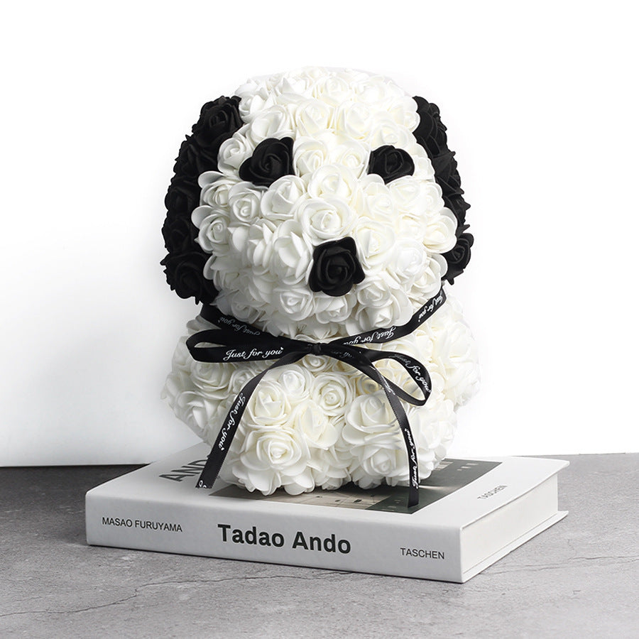 Creative Style Rose Dog Doll Christmas Gift Decoration 8ea3b066 cc55 49ed a608 9acee6a52bb6