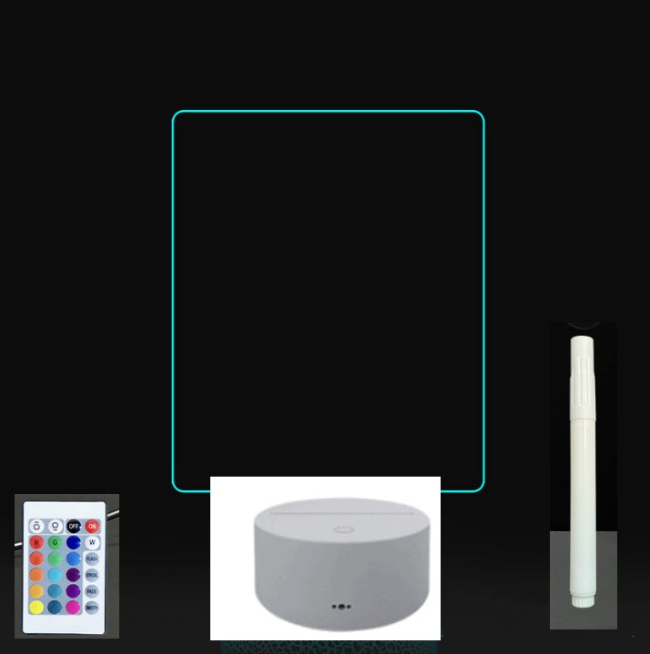 3D Acrylic Board Handwriting Message Board LED Light - HD Wireless Product #31