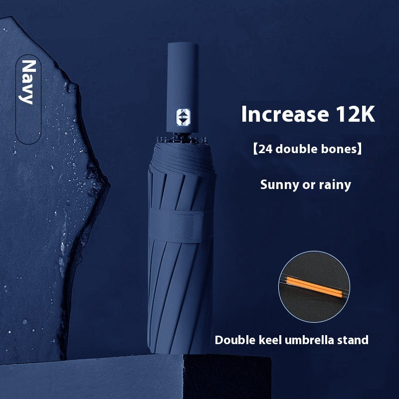 Umbrella Automatic 24-bone Oversized Sun Umbrella 8f1aa065 908a 468b a42f 1c16a732564e trans