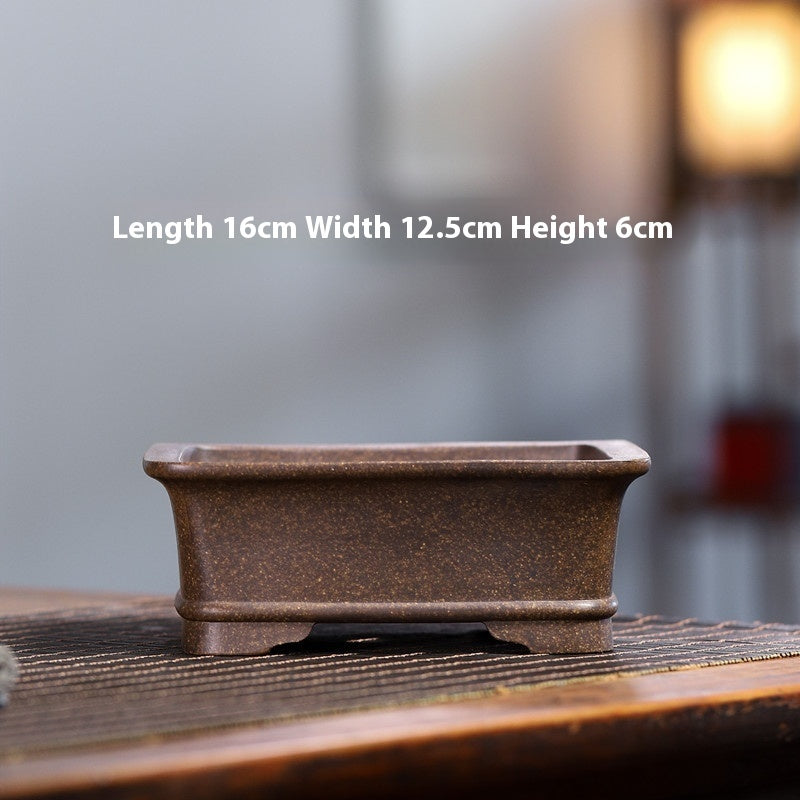 Yixing Purple Sand Small Flower Pot Stoneware Breathable 8f69bd0b 9445 495b 935c cb3629437c55