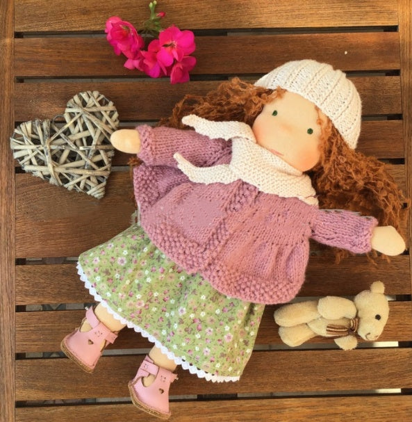 Handmade Plush Doll Golden Curly Girl Finished Product 8f74c867 2896 47dd 9d7f 94ce1ba05cf9