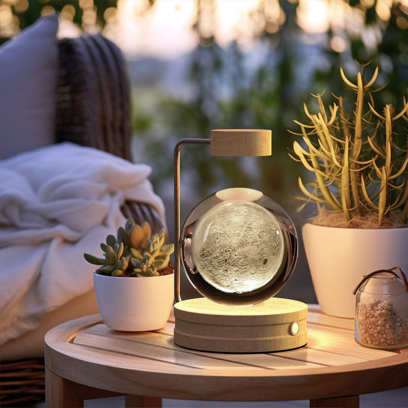 Crystal Ball Cosmic Dinosaur Indoor Night Light USB Power Warm Bedside Light Birthday Gift Night Lamp 8f7e26ef ab93 41b1 8580