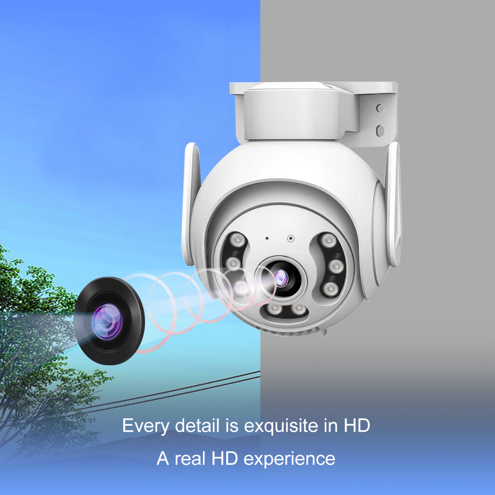 Real-time Motion Detection & Alert, Two-way Audio Communication – Ideal for Courtyards, Farms, Fishponds, Orchards 9