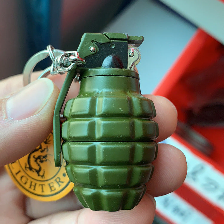 Metal Portable Grenade Modeling Inflatable Grinding Wheel Open Flame Lighter 90ae9689 37c1 4200 8a37 14214156d932