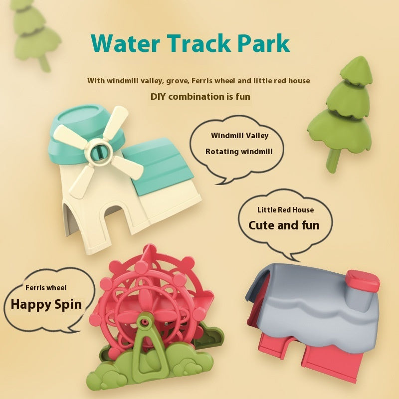 Assembled Track Duck Rotary Table Bath Bathroom Shower Water Toys 90dda371 7d23 49f9 9f38 d9f8e573264c trans