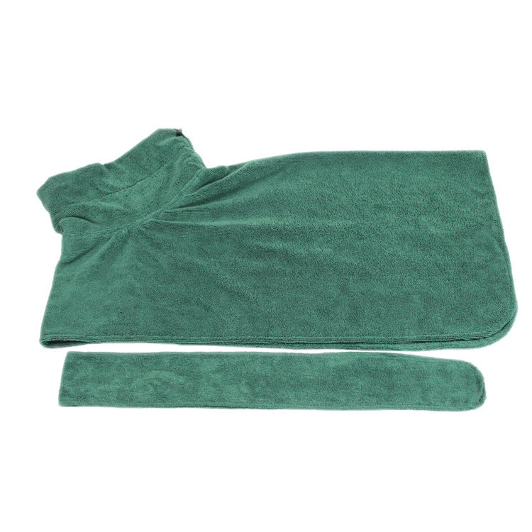 Absorbent Pet Bathrobe With Waist-wrapped Microfiber 910f965e 1257 40e6 9079 2fdc96b4f055