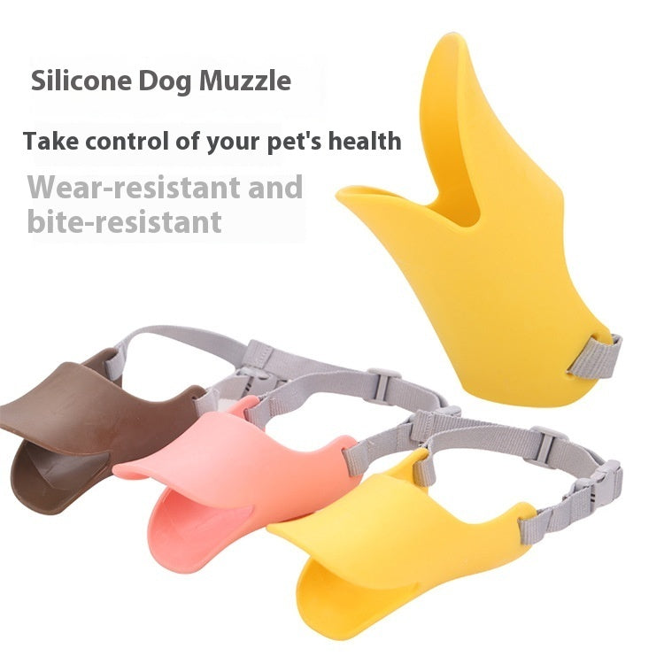 Dog Mask Silicone Duckbilled Sleeve Anti-bite 91105241 34ce 4576 bf3a a81f8489b91b trans