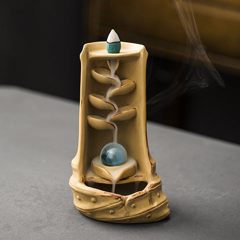 Multi-layers Ceramic Back flow Incense Burner 9111023950458