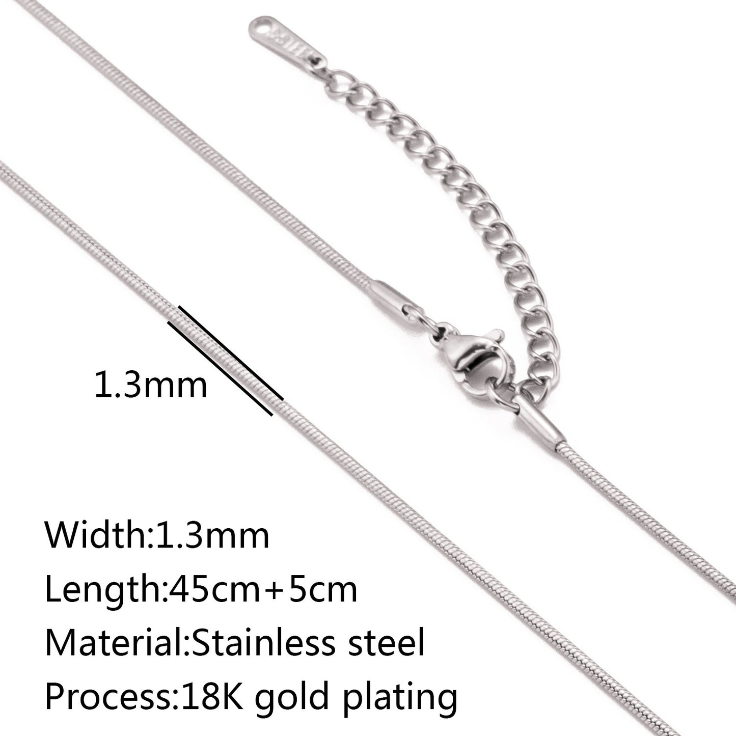 Stainless Steel Vacuum Vapor Plating 18K Gold Color Protection Lip Chain Accessories 9122c88b 55af 4cbc 96d5 61b3d55c21c3