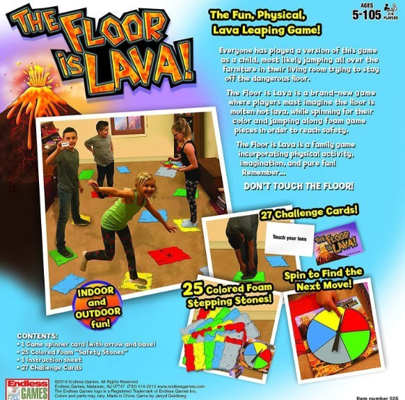 the floor is lava card gam 91577957524