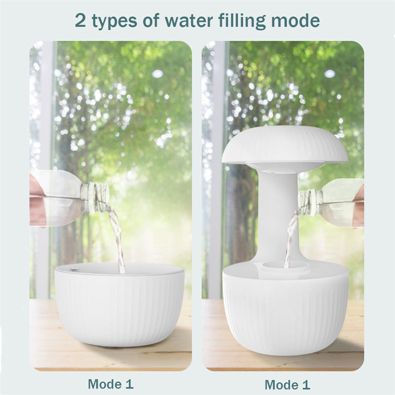 Anti-gravity Air Humidifier Mute Countercurrent Humidifier Levitating Water Drops Cool Mist Maker Fogger Relieve Fatigue 915d