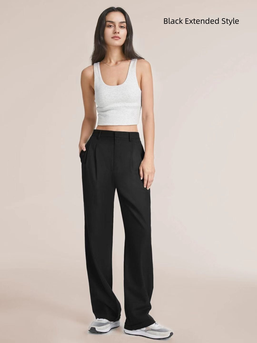 High Waist Wide Leg Pants Versatile Belt 91a44313 bf5f 4077 ad3e b0010491fdc1