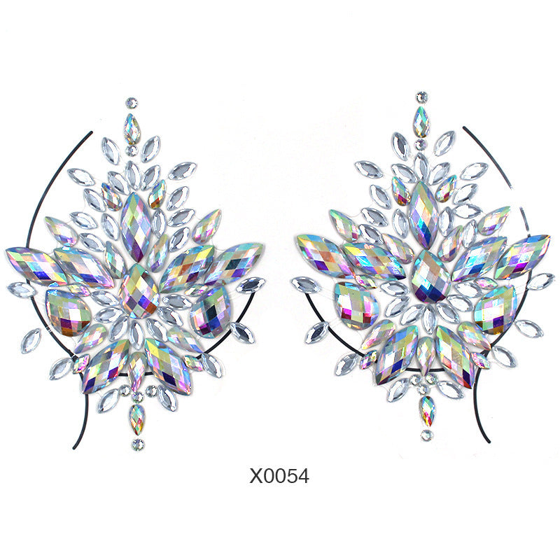 Women's Fashion Party Decoration Face Stickers 91ae632a 2683 4e73 9334 15189e3fa38b