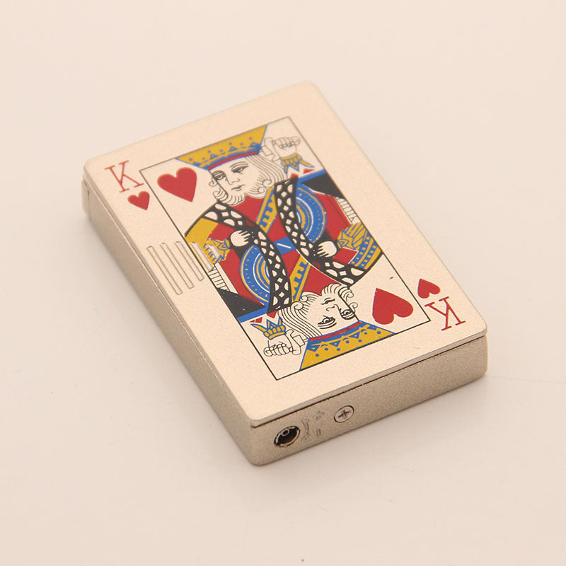 Creative Personality Cool Playing Cards Inflatable Electronic Windproof Lighter 922970a0 0b2b 44d8 af54 633194617f3a