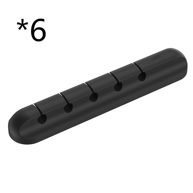 Silicone USB Cable Winder Desktop Cable Organizer Management Multipurpose Clips Cables Protector For Wired Headphones - 图片 13