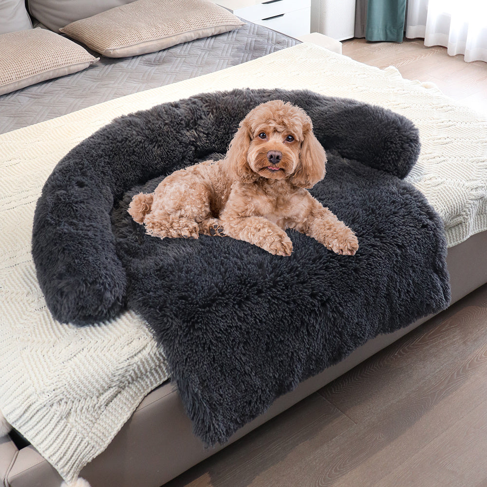 Removable Pet Dog Mat Sofa Dog Bed Soft Pad Blanket Cushion Home Washable Rug Warm Cat Bed Mat For Couches Car Floor Protecto