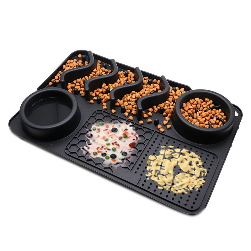 Dog Silicone Licking Pad Pet Licking Mat Silicone Smelling Mat Multifunctional Food Bowl Pets Supplies 92babd9b 795b 400e 9a4