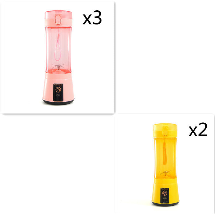 Portable Electric Fruit Juicer Wireless USB Rechargeable Mini Mixer Multifunction Summer Smoothie Blender Machine Kitchen Sup